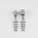 Automatic castle for lightning "Spiral", No. 5, decorative, 10 pcs, Nickel color