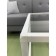 Table Journal Duet, 941 (488) x488 (544) x457 (500), white Muar/Metropolitan Gray/Glass
