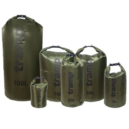 Hark bag Tramp TraM-210, PVC Diamond Ripstop 100l, olive 100l.-1