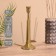 Boszor's candlestick 37 cm, aluminum
