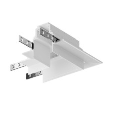 Corner Connector for the built-in track system Technical TRA004CL-22W, 10x10x8.5 cm, white color