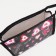 Cosmetic bag with lightning, black color
