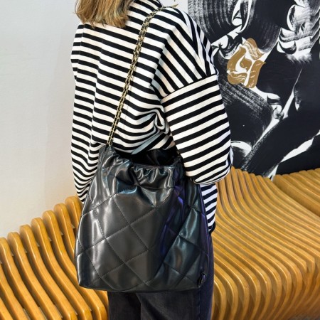 Bag-bag without fastening, black color-1