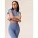 Women's T-shirt with texture Rubchik Mirey Maglia, size 44-46, blue color