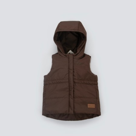 Beginning children's insulated kinderlitto "Country", height 92-98 cm, color chocolate