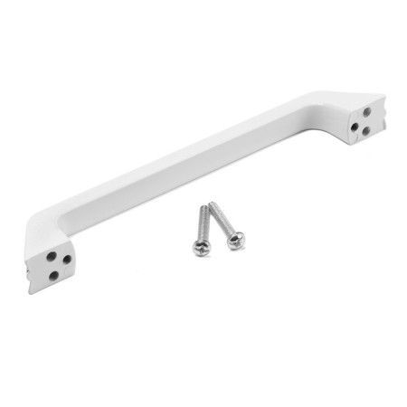 Handle-slop, m/o 128 mm, white color, with a golden insert-4
