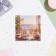 Mini-postcard "Happy Birthday!" Sunset, 7.5 x 7.5 cm