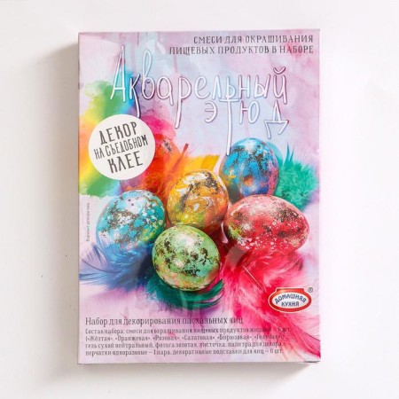 Easter set for decorating eggs "Decor on a edible pole", mix, 4 types-4