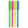 Ballic handle Schneider "Vizz f Neon", node 0.8 mm, blue ink, transparent case, neon mix