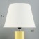 Table lamp "Theory" 1x40W E14 Beige 22.2x22.2x33cm
