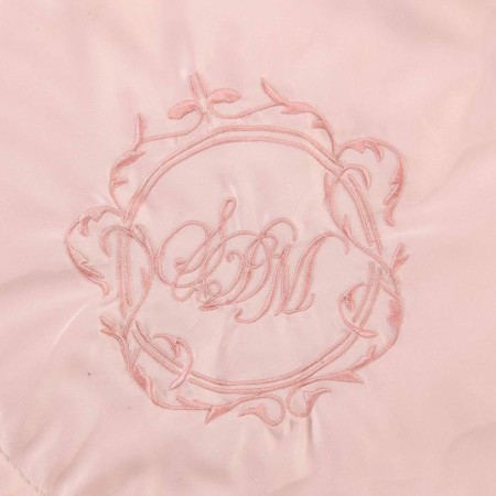 Set with a blanket "Tiara", size 160x220 cm, 160x240 cm, 50x70 cm, powder color-2