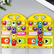 A set of curly holes in the chest 16 pcs Mix