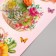 Stick Paper, Plastic "Basles with Flowers" MIX 43x12 cm