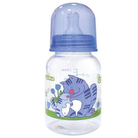 A bottle for feeding "Mom and Baby", 125 ml, Mix color-3
