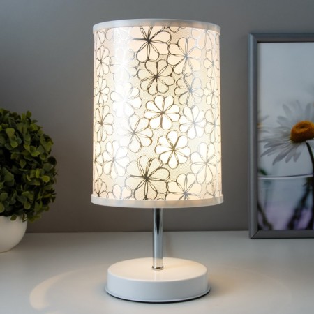 Table lamp "Chamomile" 1x60W E27 white 14.5x14.5x30 cm Risalux-1