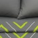 Bed linen Ethel duet "Green-gray zigzags" 143x215-2 pcs, 220x240, 70x70-2 pcs