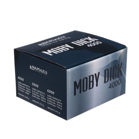 Coil of b/in Namazu Pro Moby Dick MD4000, 5 + 1 Bearing, 5.1: 1, Metal Spool + Spare Graphite-4