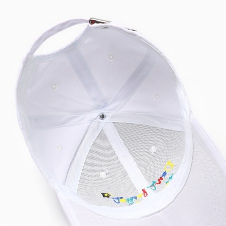 Women's cap with embroidery MIST SMILE, White, p. 56-58-7