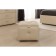 Alero square Poof with PM, 450 × 450 × 385 mm, eco -leather, vanilla souffle color