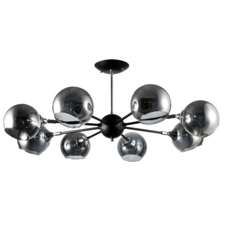 Lagos chandelier, 8x60W E27, black color
