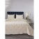 A set with a covering “Erica”, size 160x220 cm, 50x70 cm, cream color