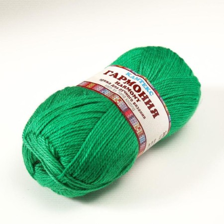 Yarn "Harmony" 50% wool, 50% acrylic 245m/100g (044 grass)-1
