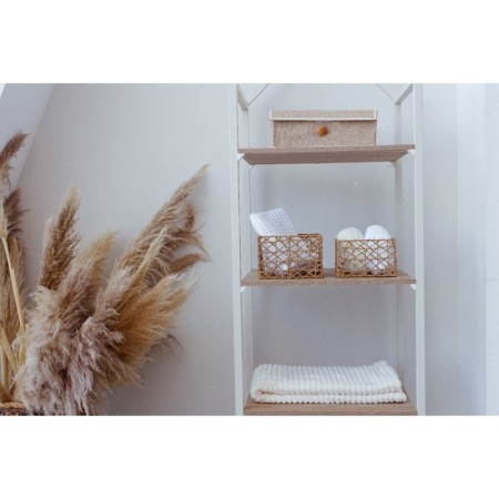 A set of wicker baskets for handmade storage LADOOM "Web", 4 pcs, beige color-9