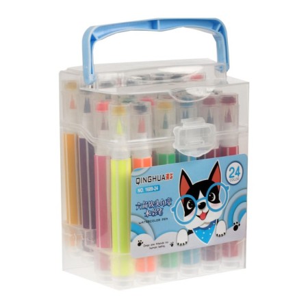Fleeters 24 colors, thick, with a seal, a ventilated cap, mix-11
