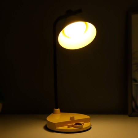 Parasol table lamp LED, from USB/AKB 6 W, Sensor 3000-6000 yellow 14x10x37 cm Risalux 100634-3