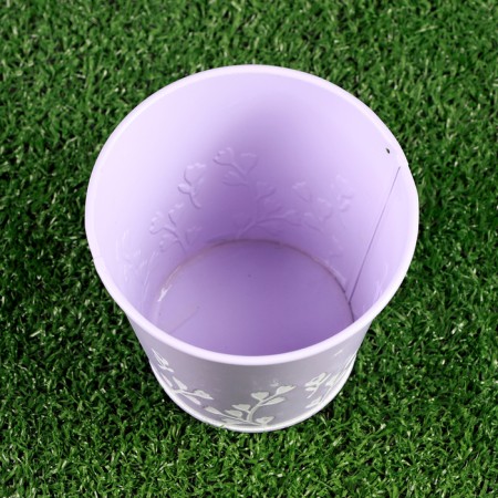 Kashpo "Vederko Landyshi" Lavender, 11.5x11.5x10.5cm-3
