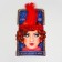 Carnival head bandage with a pen, red color