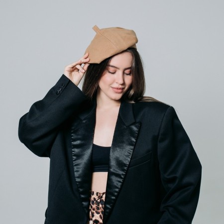 Beret, sandy color, rr 56cm-7