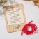 Bracelet-reinforcing "red thread" Kabbalah, 30 cm