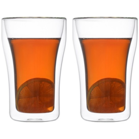Set of glass glasses, 350 ml