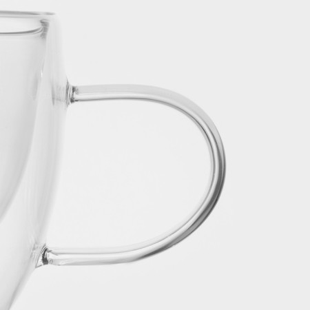 Glass mug with double walls Magistro "Duo. TeA ", 200 ml, 12.5 × 9 × 7.5 cm-3