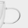 Glass mug with double walls Magistro "Duo. TeA ", 200 ml, 12.5 × 9 × 7.5 cm