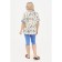 Female suit, size 68, blue color