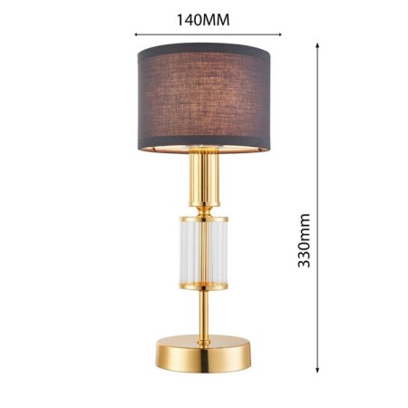 Laciness 140 mm desktop lamp, E14 40W-2