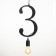Bayerlux lamp "Figure 3" E27 40W black 35x19 cm