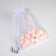 Bagon Gift Organza White "Lavender", with Shildik, 19 x 28 cm +/- 1.5 cm