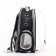 Backpack for carrying animals, laying out, 33 x 28 x 42 cm, black/transparent