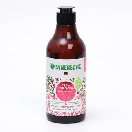 Synergetic shower gel, biodegradable, with the taste of patchouli and aromatic bergamot, 380 ml-7