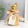 Coramics Coramics "Golden Bird" 15x7.5x7.5 cm
