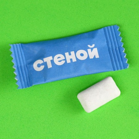 Chewing gum "I am for you" in a postcard, taste: mint, without sugar, 1 pc. x 1.36 g.-3