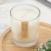 Aromatic candle in a glass "Bomantic", 200 g, jeans lace, soy wax
