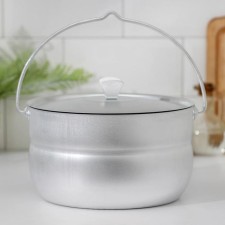 Tourist pot, 4.5 l, aluminum cover