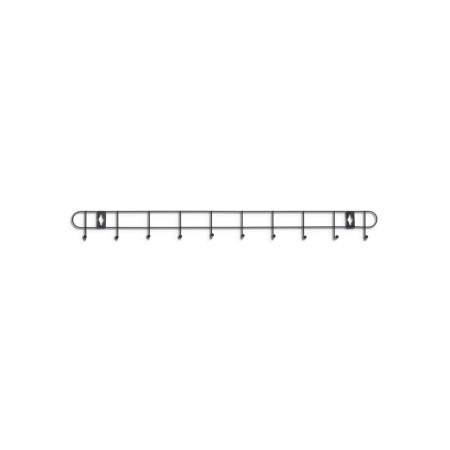 Hang -up hanger "Summer", 10 hooks, 55 × 5 × 3.5 cm, black-2