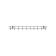 Hang -up hanger "Summer", 10 hooks, 55 × 5 × 3.5 cm, black