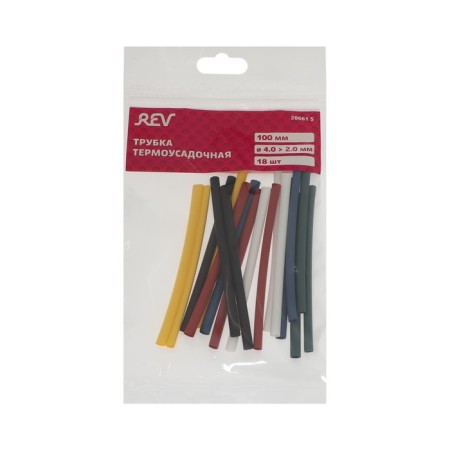 The heat -assigned tube Duwi, 4/2 mm, set, 18 pcs.-4