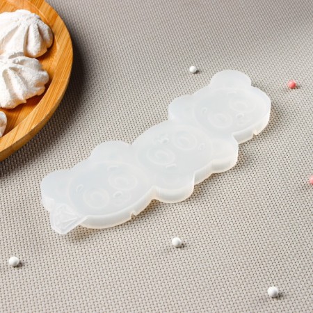 Silicone Mold for candy and chocolate "Pandochki", the color is transparent-2